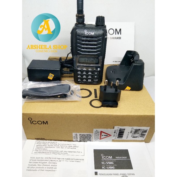 Ht icom ic v86 original murah garansi 1 tahun