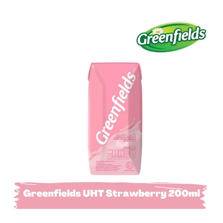 

SUSU GREENFIELDS UHT MILK STRAWBERRY 200ml