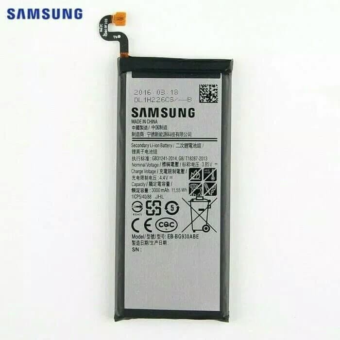 Baterai Samsung S7 Flat Original 100%