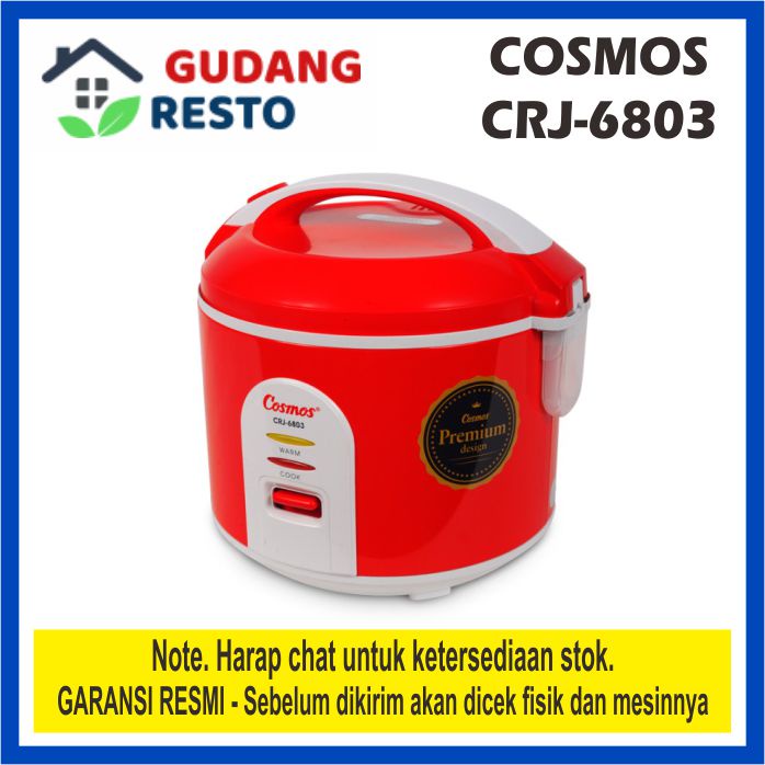 COSMOS CRJ 6803 MAGIC COM 1.2 L RICE COOKER HARMOND CRJ6803 1.2L PENANAK NASI 3in1 ANTI LENGKET