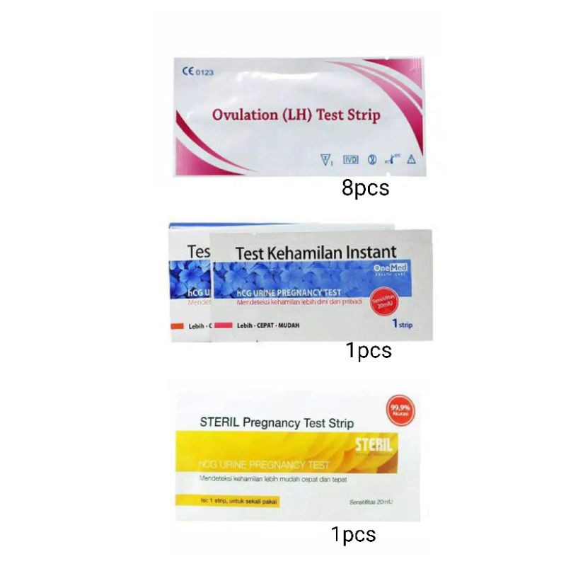 8pcs Ovulation LH Test ~ 2pcs Test Hamil