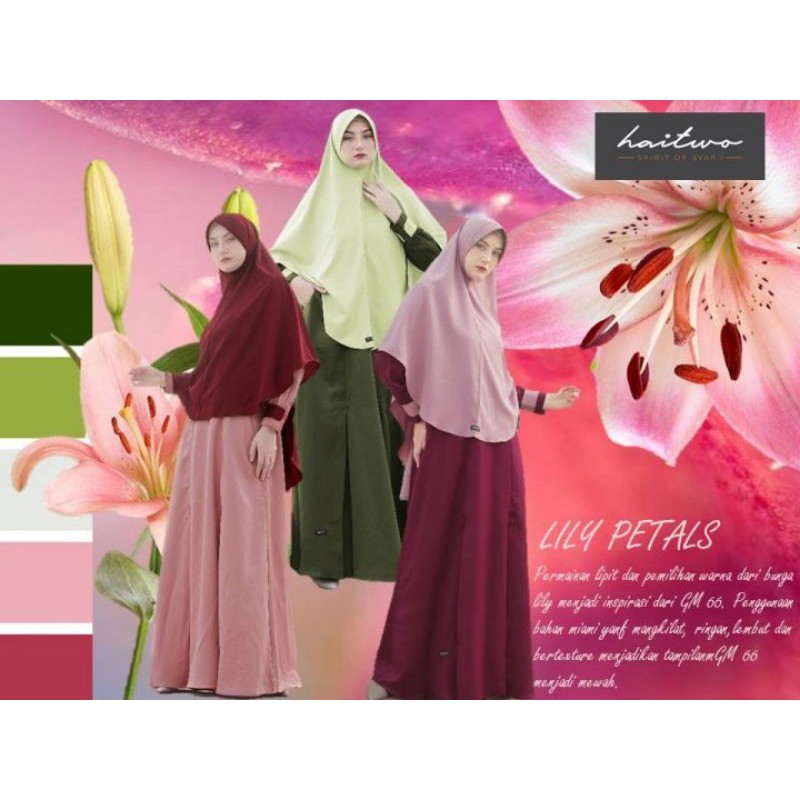 BISA COD - Gamis Haitwo GM 066 / HAIHAI Fashion Muslim