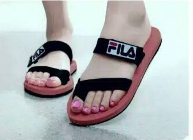 Sandal Gunung Wanita Motif Tali Depan Silang