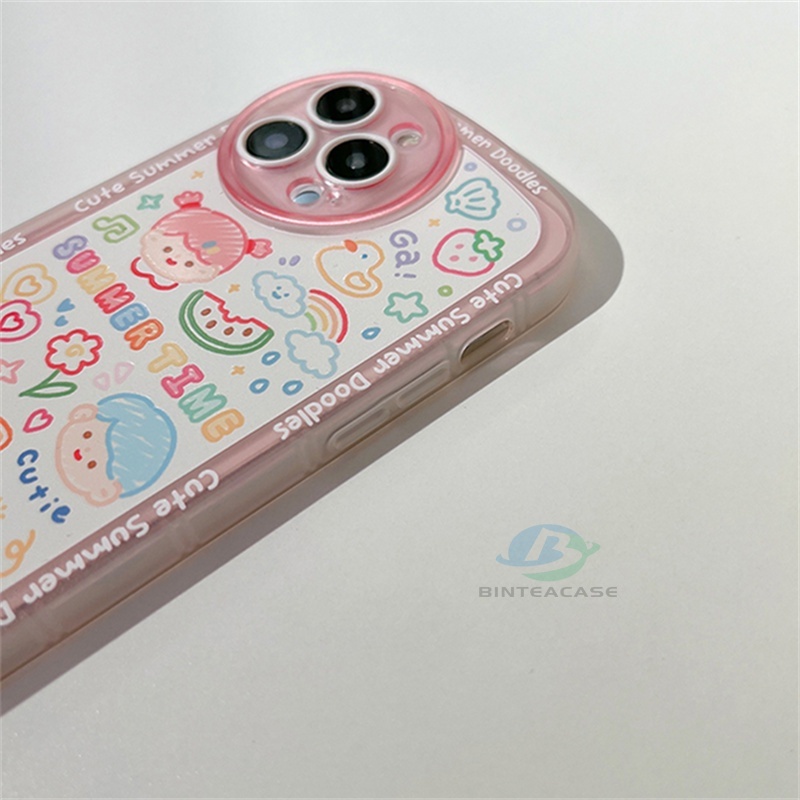 Case TPU Motif Lukisan Graffiti Untuk Samsung A14 A04 A13 A02S A03S A20S A23 A32 A11 A12 A51 A30 A50 A52 A10 A10S A72 M11 M12 J4 Plus J7 Prime