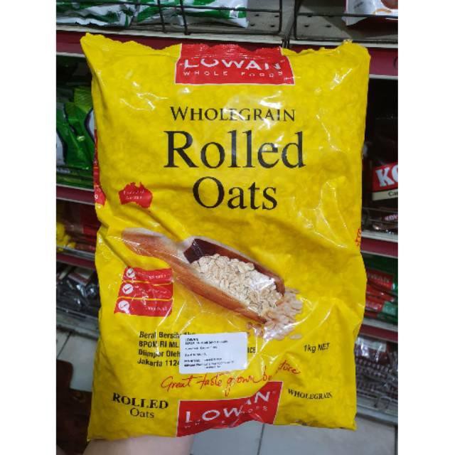 

LOWAN WHOLE GRAIN ROLLER OATS 1KG