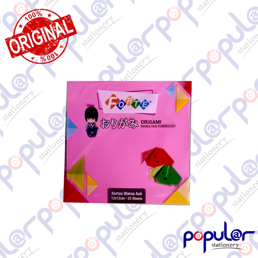 

Kertas Lipat Origami Forte 12 x 12 (25 Lembar)
