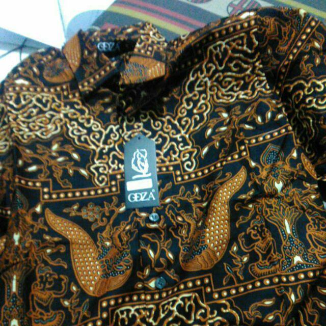 Kemeja Batik Pria Modern Lengan Panjang Casual Modis Slim Fit Trendy Masa Kini Ol 179