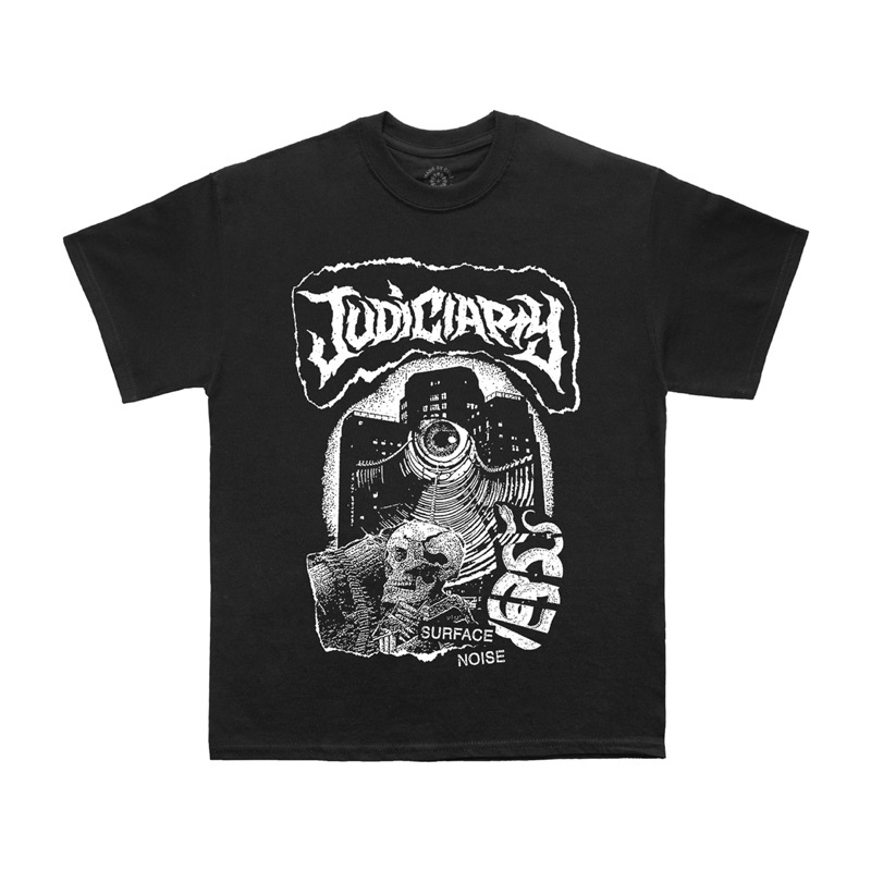 JUDICIARY - SURFACE NOISE / KAOS BAND / STITCH SUPPLY / T-SHIRT MUSIC / UNOFFICIAL MERCH / PREMIUM T