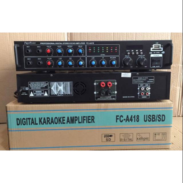 Amplifier FIRST CLASS FC-A418 audio karoke