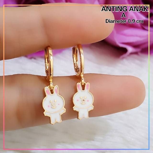 Anting xuping anting anak karakter lapis emas gold I125