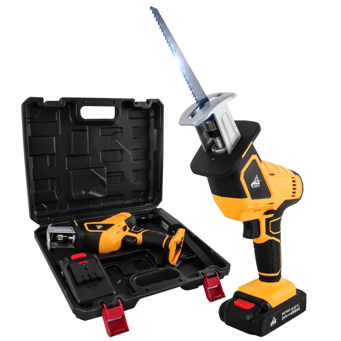 Set Gergaji Listrik Genggam Free Batrai Lithium Charger 24 volt UL-906