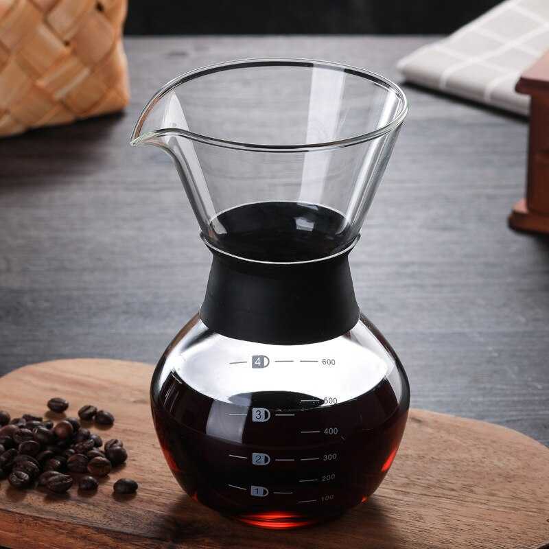 Chemex Coffee Server Kaca Dripper Pot Silicone Neck Pour Over Drip Kopi Manual Brew Teko V60