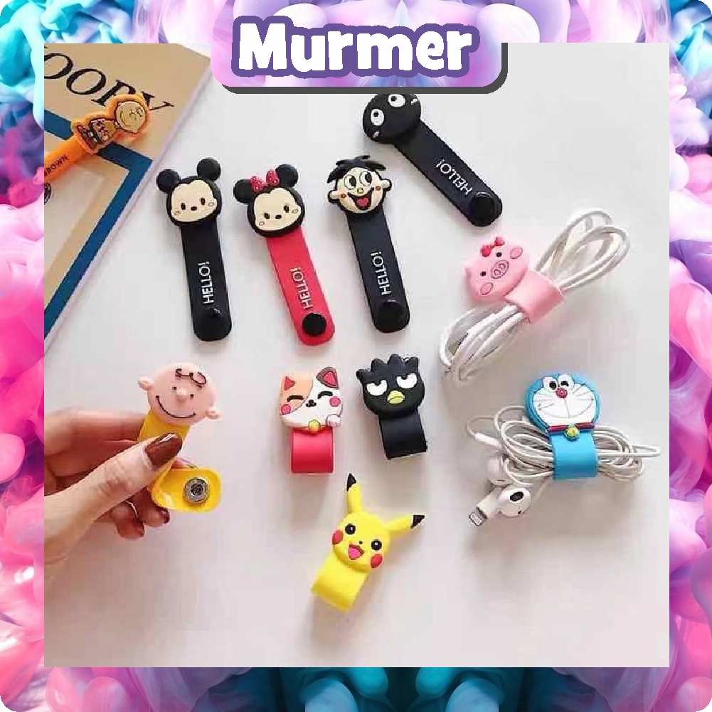 MurmerOfficial R516 Pengikat Cable // Penjepit Praktis // Cord Holder 3D Lebar/ Klip Kabel/ Penjepit Kabel/ Pengikat Kabel