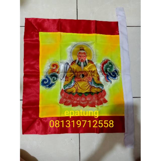 bendera tai shang lau cin tai siong sablon 40 x 50 cm