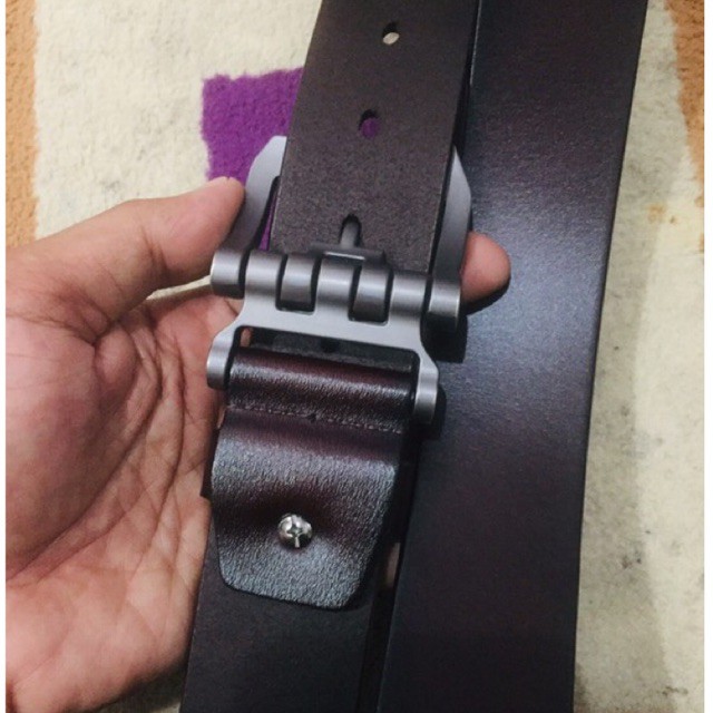 gesper atau ikat pinggang pria bahan kulit satu lapis asli impor model kepala jarum model robot solid ring terbaru dari (anton hilmanto) #gesper #sabuk #ikatpinggang #menbelt #gesperpria #gespercowok #ikatpinggangpria