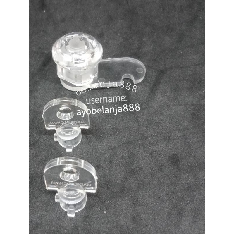 Kunci Transparan Akrilik/camlock acrylic-1pcs