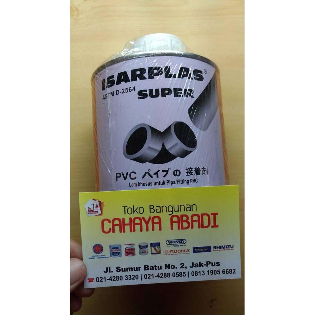 

Lem Pvc Isarplas Super Tube 400Gr