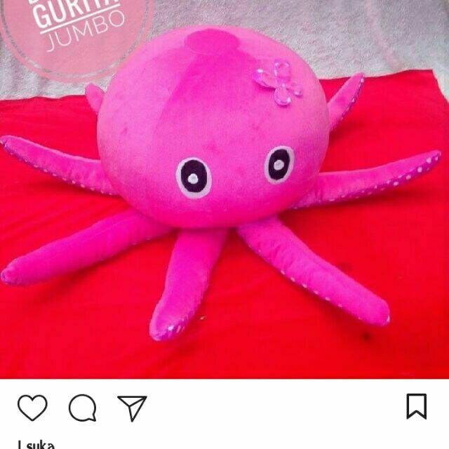 Boneka gurita jumbo