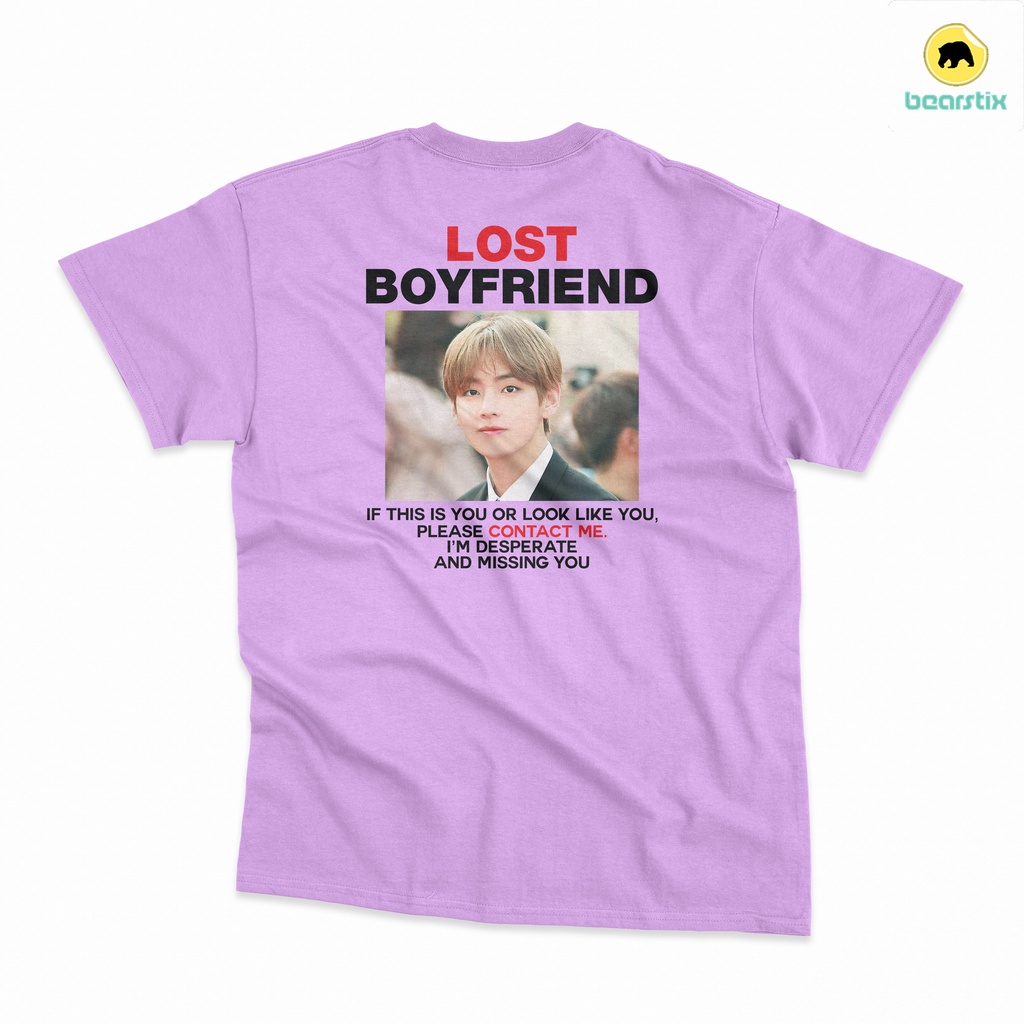 BEARSTIX - T SHIRT LOST BOYFRIEND BTS - KAOS V BTS - T SHIRT BTS ARMY - KAOS K POP - BAJU KOREA