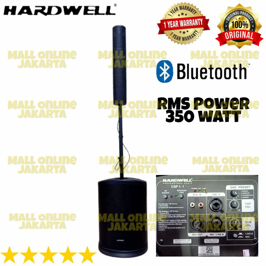 Speaker aktif Hardwell csp 1.1 Csp 1 1 Satelite Subwoofer Original