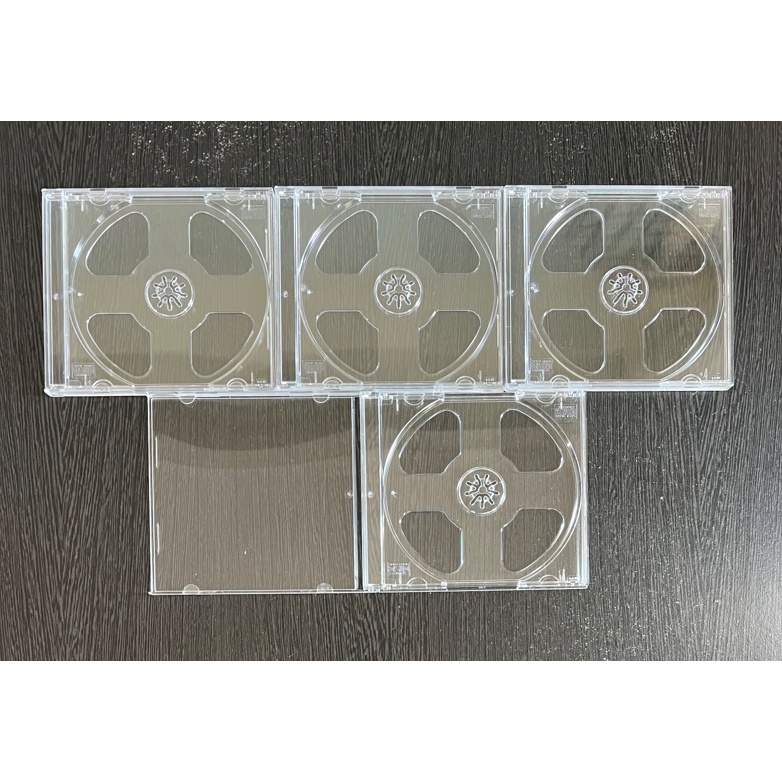 Tempat / Kotak CD DVD Case Casing Oval / Mika / Plastik Double Side GT-Pro