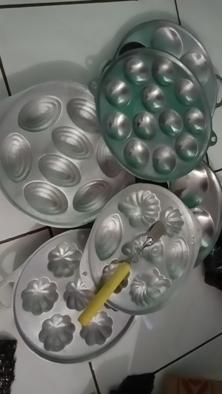 Cetakan Kue 6 In 1 Paket Termurah Lumpur Apem Puyuh Bolu Cubit