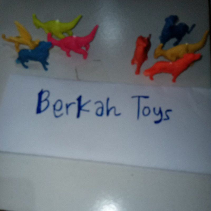 MAINAN ANAK EDUKASI MINIATUR HEWAN BINATANG DINOSAURUS DINO ANIMAL WARNA WARNI TOKO GROSIR MURAH