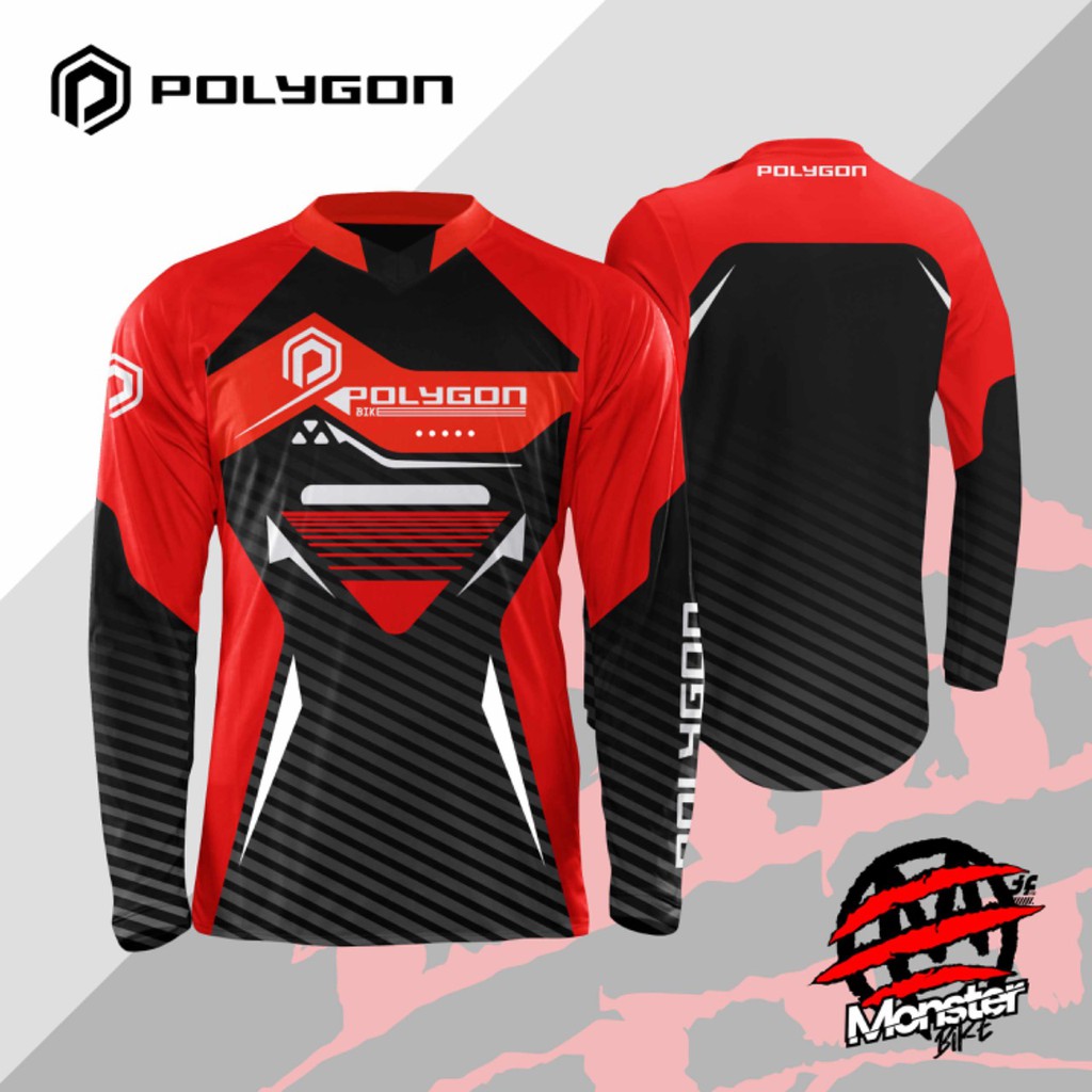 Jersey Sepeda, Jersey Polygon, Jersey mtb,  Jersey sepeda lipat roboconcept Original by MONSTER BIKE