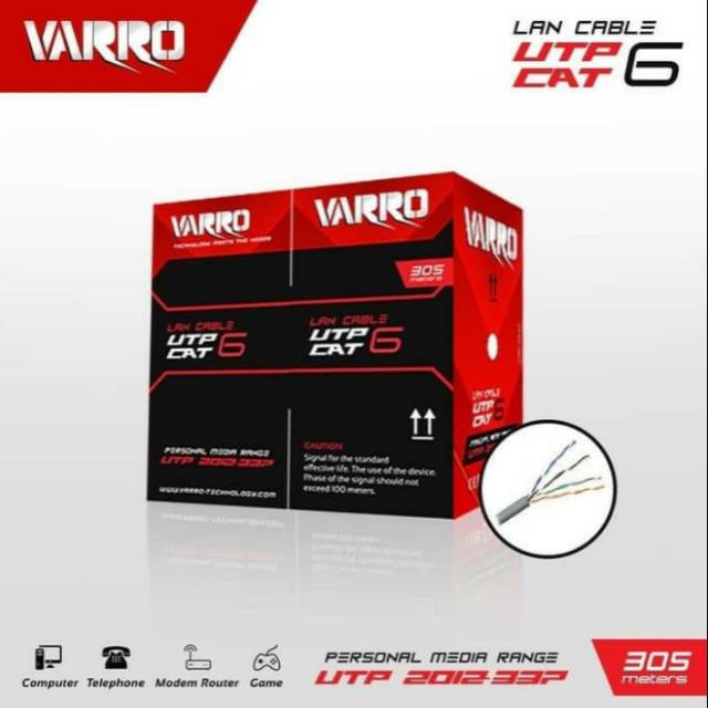 Varro Kabel UTP Cat 6 Cat 6e Cat6 Cat6e