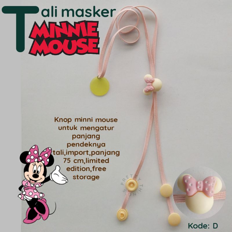 BELIMINIMAL3GRATIS1KONEKTORPENDEKRANDOM/konektormicky/konektor/masker/micky/minnie/mini/minniemouse