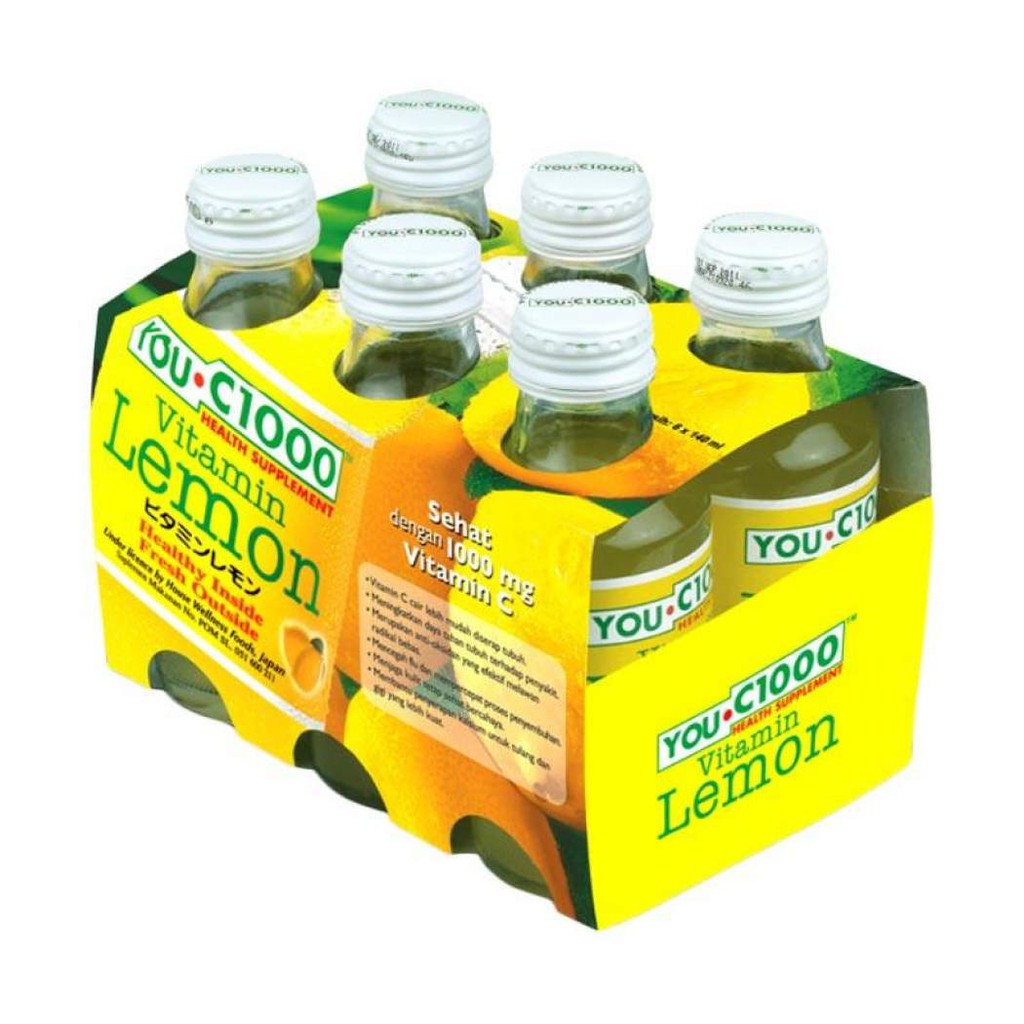 

You C 1000 Health Suplement Vitamin Lemon - 6 BOTOL