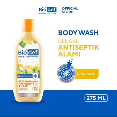 BIODEF NATURAL PROTECTION BODY WASH BOTOL 275 ML