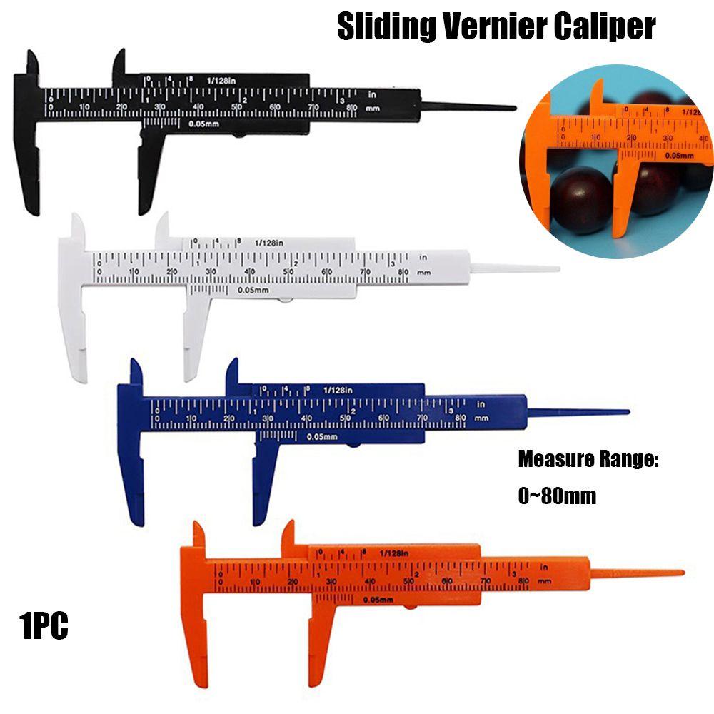 POPULAR Populer Measure Range 0~80mm Vernier Caliper Ruler 4warna Untuk Pilih Instrumen Analisa Alat Ukur Diameter Ultra precision