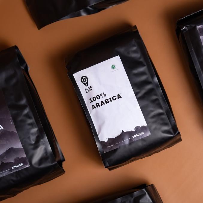 

Biji Kopi Arabica espresso 100% bahan es kopi susu 1kg - Kota Kopi