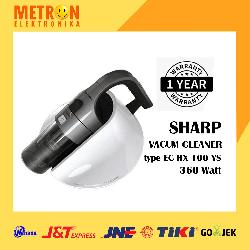 SHARP EC HX 100 YS / VACUUM CLEANER 360 - 720 WATT HEAT CYCLONE POWER BRUSH PLASMACLUSTER ECHX100YS