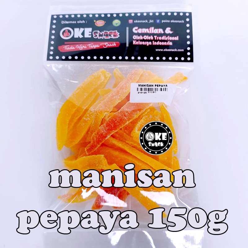 Manisan Pepaya 150gr