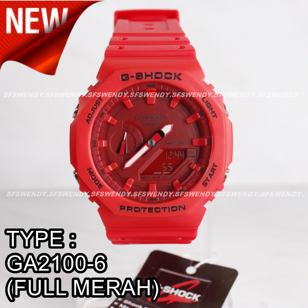 CUCI GUDANG !!! G Shock GA-2100 Hitam kuning loreng hijau army jam tangan digital pria &amp; anak anti air sporty