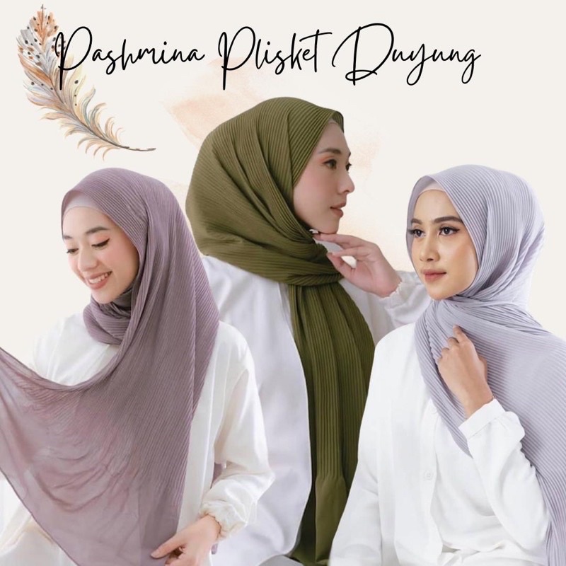 Pashmina Plisket Shawl Pashmina Plisket Pashmina Diamond crep Pashmina pleated shawl