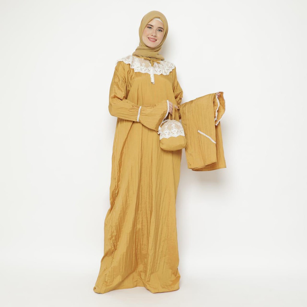 SET MUKENA ABAYA PARASUT AISYAH