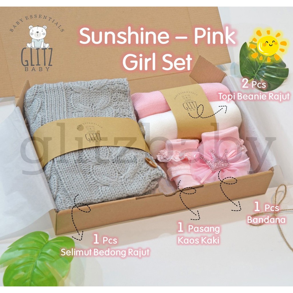 Hampers Bayi Kado Lahiran Newborn Gift Set - Glitz Baby Glitzaksesoris-1
