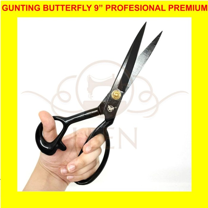 Gunting Kain BUTTERFLY 9 Inch BAJA Premium Profesional Tailor LEEN