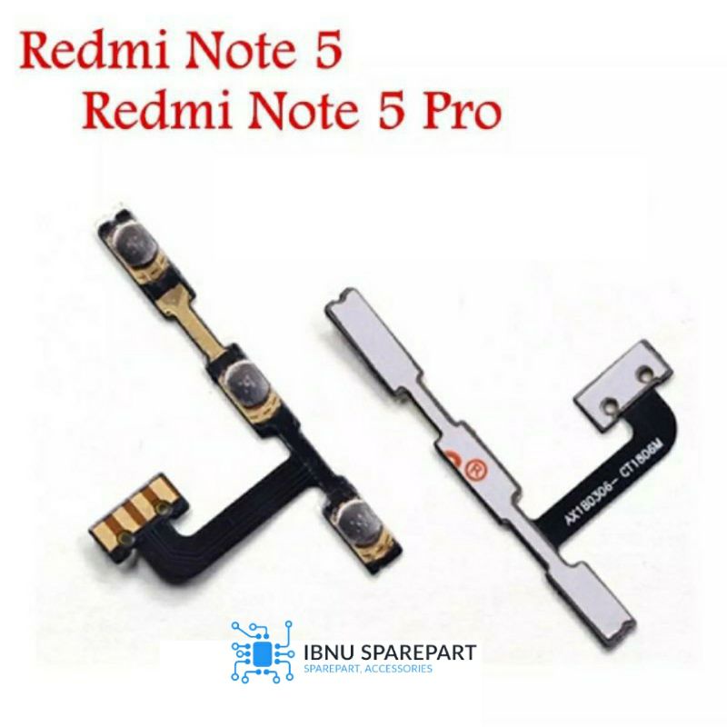 Flexibel Flexible On Off Volume Xiaomi Redmi Note 5 Pro