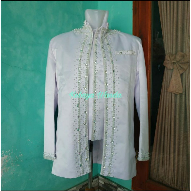 (Ready) Beskap Bridal / Basofi Muslim / Jas Beskap Akad Nikah
