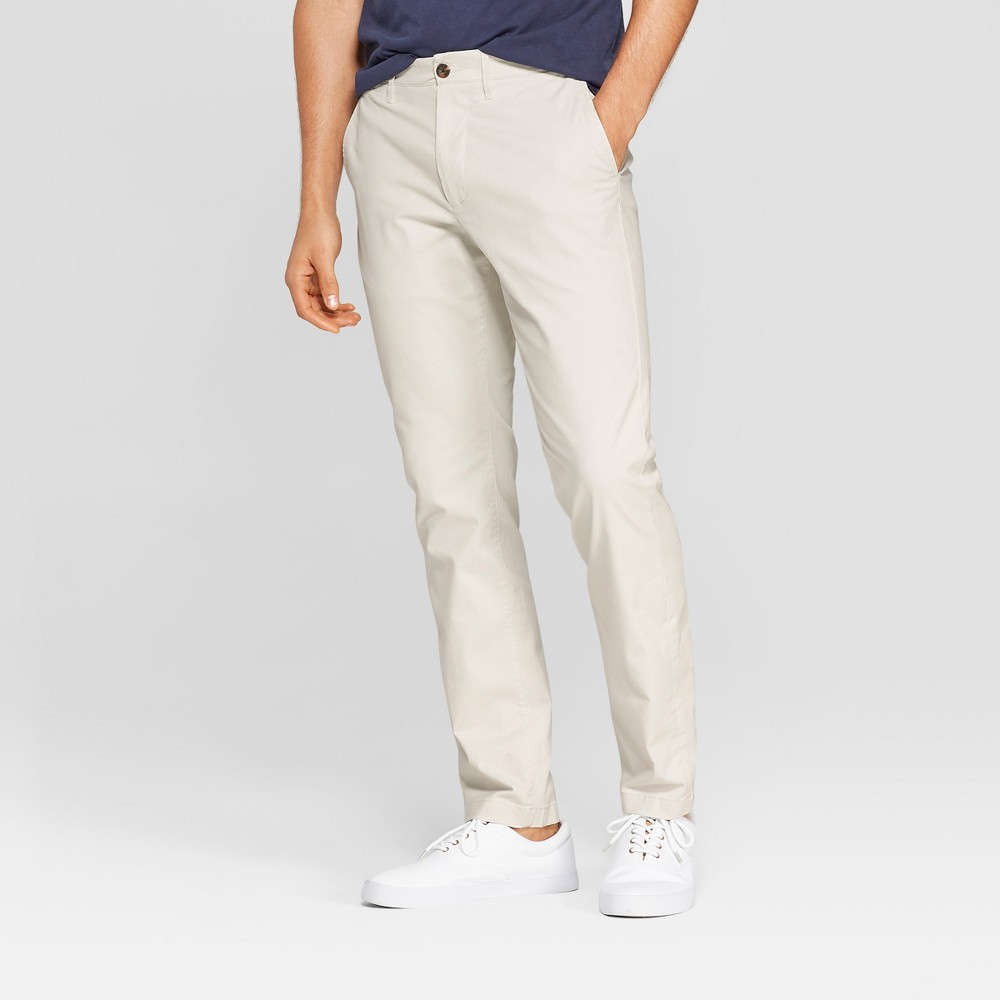 Celana Chino original Cream Muda Semi Formal Slim Fit