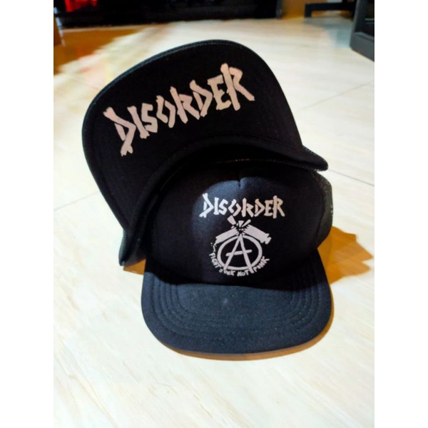 Jual topi jaring band punk (sablon atas bawah) Indonesia|Shopee Indonesia