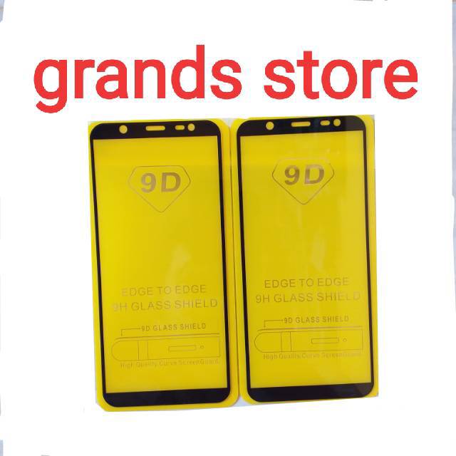 Tempered Glass Full SAMSUNG A6/6plus/J6(2018)/J6+(2018)/A8/A8plus/J8(2018)/A7 2018 - antigores kaca