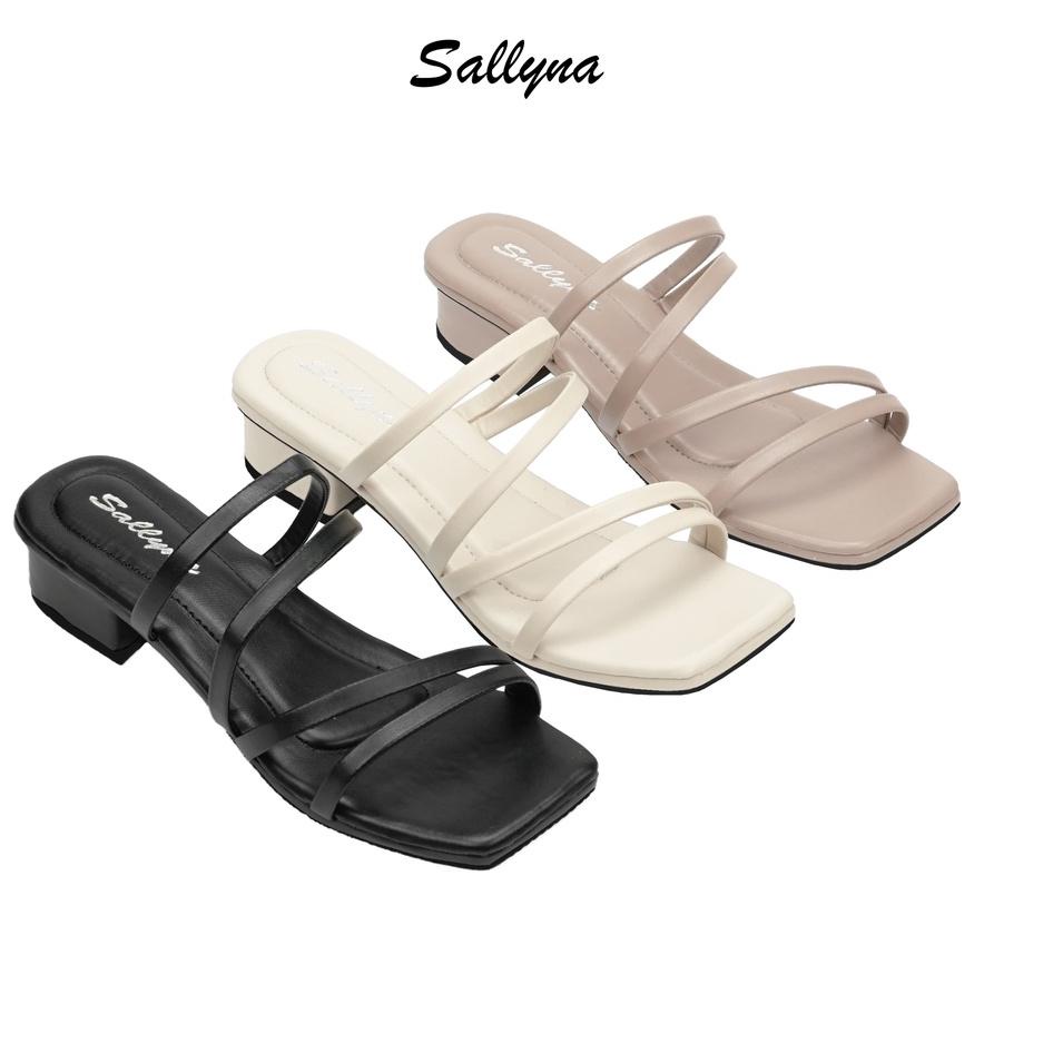 Sallyna RISKA - Heels Sandal Tali Wanita 3 cm [Ven31au22ᴱ]