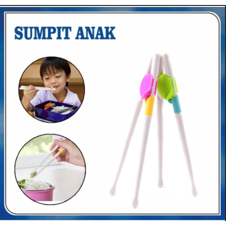 Sumpit Polos / Sumpit Anak Belajar Makan / Children Chopstick / Sumpit Anak