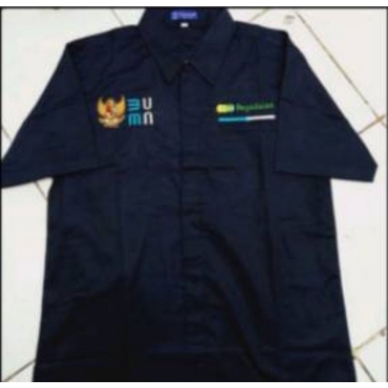 KEMEJA BUMN LENGAN PANJANG SERAGAM PENGADAIAN BAJU BUMN PENGADAIAN.