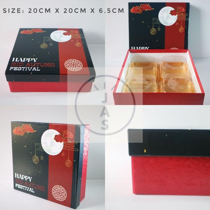

[COD] kotak kue 20x20x6,5 hardbox / hand made / edisi mooncake [COD]